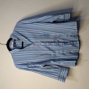 DCC Missy Stretch Blue White Blouse